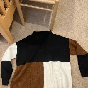 Color Block Sweater